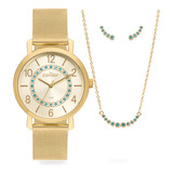 Relogio Feminino Dourado Analogico