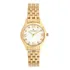 Relógio Feminino Dourado Champion Pequeno Números Romanos+nf Cor Da Correia Dourado Cor Do Bisel Dourado Cor Do Fundo Prata