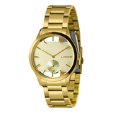 Relogio Feminino Dourado Lince