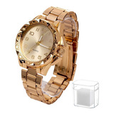 Relogio Feminino Dourado Lindo