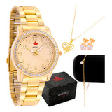 Relogio Feminino Dourado Original
