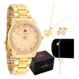 Relogio Feminino Dourado Original