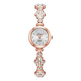 Relogio Feminino Dourado Quartz