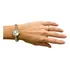 Relógio Feminino Estilo Joia Pequeno Bracelete Cristais
