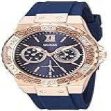 Relógio Feminino Guess, Aço Inoxidável E Silicone, Modelo: U1053l