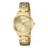 Relógio Feminino Guess U0989l2 Gold Pulse Quartz Em Aço