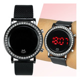 Relogio Feminino Led Aco