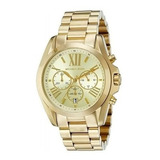 Relógio Feminino Michael Kors Banhado A Ouro 18k Mk5605 Gold