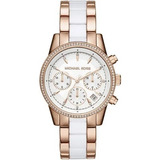 Relógio Feminino Michael Kors Mk6324 White Rose C/nf 