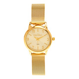 Relogio Feminino Mini Dourado