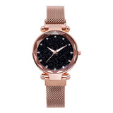 Relógio Feminino Moda Casual Criativo Céu Estrelado