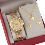 Relogio Feminino Original Kit