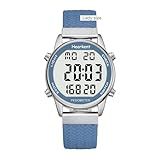 Relógio Feminino Pedômetro Rastreador Com Contador De Calorias Sem Bluetooth Pedômetro LCD Números Grandes à Prova D água 30 M Relógio Esportivo Pedômetro Contador De Passos Para Caminhar