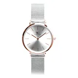 Relogio Feminino Pulseira Prata