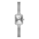 Relogio Feminino Quadrado Prata