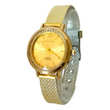Relogio Feminino Rose Dourado