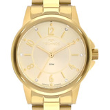 Relógio Feminino Technos De Pulso Boutique 2035mtp 1x Cor Dourado