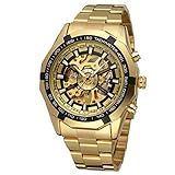 Relogio Forsining Automatico Original Dourado Em Inox