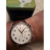 Relógio Fossil Cronógrafo - Quartz - Lindo E Impecável 43mm