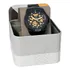 Relógio Fossil Masculino Bronson Preto Automático Me3217/1p Cor Do Fundo Dourado