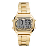 Relógio Fossil Masculino Sport Dourado