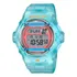 Relógio G-shock Bg169r-2c Resina Azul Semitransparente