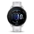 Relógio Garmin Forerunner 165 Music Amoled Preto () Caixa Branco Pulseira Branca