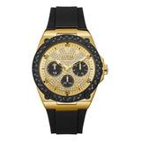 Relogio Guess Black Gold