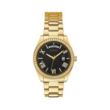 Relógio Guess Dourado Com Pedras Feminino Gw0307l2