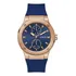  Relógio Guess Mens 45 Mm - Pulseira Azul Com Mostrador Azu
