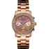 Relógio Guess W0774l3 Denim Orig Rosé Swarovski
