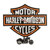 Relógio Harley Davidson Pêndulo Mdf Oferta Especial