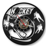Relógio Hockey Hoquei Gelo Esportes Partins Taco Vinil Lp