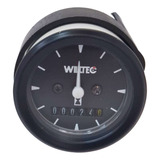 Relogio Horimetro Universal 12v 24v Preto 52mm Uso Geral