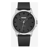 Relógio Hugo Boss Couro Preto