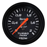 Relógio Indicador Pressão Turbina 52mm 0 A 2kg Universal