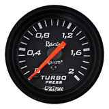 Relógio Indicador Pressão Turbina 52mm 0 A 2kg Universal