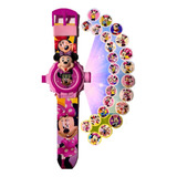 Relógio Infantil Digital Led Disney Mickey