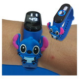 Relógio Infantil Digital Led Personagens Lilo E Stitch