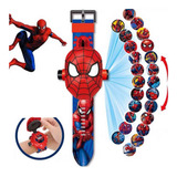 Relógio Infantil Homem Aranha 3d Com