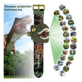 Relógio Infantil Projetor Dinossauro 24 Imagens