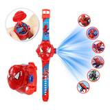 Relógio Infantil Super Heróis Projetor Menino