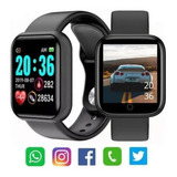 Relógio Inteligente Digital Smartwatch D20 Unissex Preto