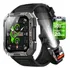 Relógio Inteligente Feipuqu Smart Watch W60 Lanterna Bluetooth Militar Masculina De 2,1 Polegadas Ip68 À Prova D'água, Bateria De 900 Mah, Preta