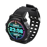 Relógio Inteligente Fitness IP67 à Prova D água De 1 3 Polegadas Com Tela Sensível Ao Toque E Lembrete De Mensagens Esportivas Preto 