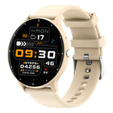Relógio Inteligente Smartwatch J Pro Tela 1 39 C Ligações Caixa Bege Pulseira Bege Bisel Bege Desenho Da Pulseira Liso