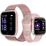 Relógio Inteligente Smartwatch T80 Feminino Pulseira Extra