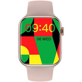 Relogio Inteligente Smartwatch W29 Pro Serie 9 C Caixa Enbalagem Colorido Pulseira Rosa Desenho Da Pulseira Liso