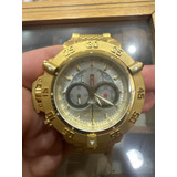 Relógio Invicta 5406 Subaqua 50mm Banhado A Ouro