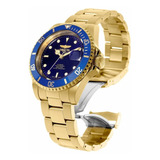 Relogio Invicta 8930obdourado Banhado A Ouro